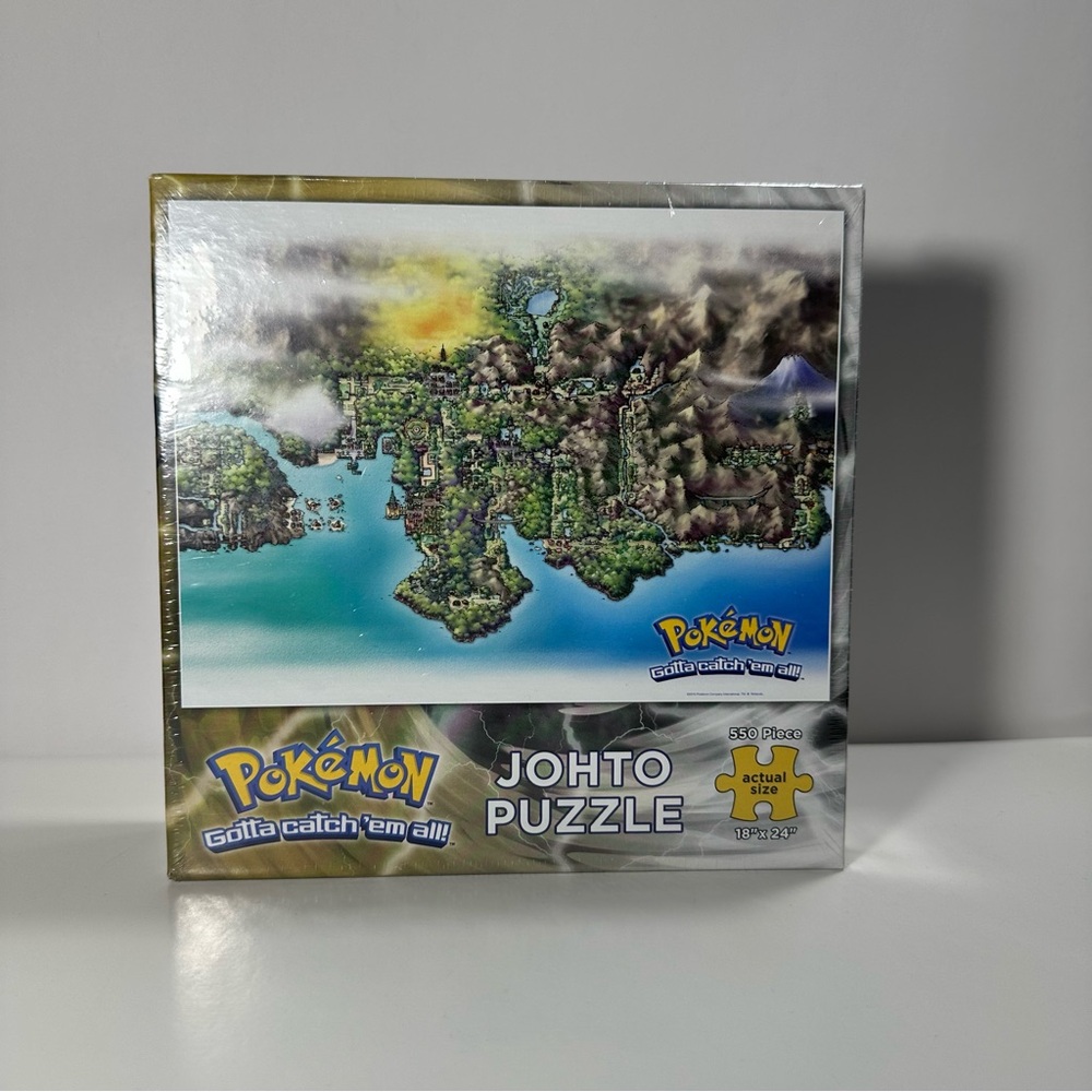 USAopoly Pokemon Johto Puzzle (550 Piece) New 18"x24"
